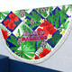 New Zealand Sport Custom Beach Blanket - Custom Big Fan Argyle Tropical Patterns Style  Beach Blanket