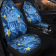 New South Wales Sport Custom Car Seat Covers - Custom Big Fan Argyle Tropical Patterns Style  Car Seat Covers