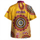Brisbane City Hawaiian Shirt - Custom Australia Supporters With Aboriginal Inspired Style