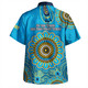Gold Coast Hawaiian Shirt - Custom Australia Supporters With Aboriginal Inspired Style