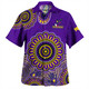 Melbourne Hawaiian Shirt - Custom Australia Supporters With Aboriginal Inspired Style