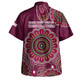 Queensland Hawaiian Shirt - Custom Australia Supporters With Aboriginal Inspired Style