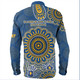 Parramatta Long Sleeve Shirt - Custom Australia Supporters With Aboriginal Inspired Style