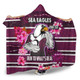 Sydney's Northern Beaches Sport Custom Hooded Blanket - Run To What's Real With Aboriginal Style Hooded Blanket