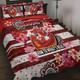 Illawarra and St George Sport Custom Quilt Bed Set - Run To What's Real With Aboriginal Style Quilt Bed Set