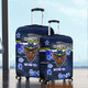 North Queensland Sport Custom Luggage Cover - Run To What's Real With Aboriginal Style Luggage Cover