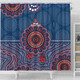East of Sydney Sport Custom Shower Curtain - Australia Supporters With Aboriginal Inspired Style Shower Curtain