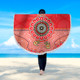 Redcliffe Sport Custom Beach Blanket - Australia Supporters With Aboriginal Inspired Style Beach Blanket