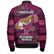 Queensland Bomber Jacket - One Step Forwards Two Steps Back With Aboriginal Style