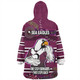 Sydney's Northern Beaches Snug Hoodie - One Step Forwards Two Steps Back With Aboriginal Style