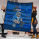 City of Canterbury Bankstown Sport Custom Quilt - One Step Forwards Two Steps Back With Aboriginal Style Quilt