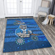 City of Canterbury Bankstown Sport Custom Area Rug - One Step Forwards Two Steps Back With Aboriginal Style Area Rug