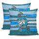 Sutherland and Cronulla Sport Custom Pillow Covers - One Step Forwards Two Steps Back With Aboriginal Style Pillow Covers