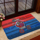 Newcastle Sport Custom Door Mat - One Step Forwards Two Steps Back With Aboriginal Style Door Mat