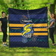 Parramatta Sport Custom Quilt - One Step Forwards Two Steps Back With Aboriginal Style Quilt