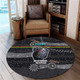 Penrith City Sport Custom Round Rug - One Step Forwards Two Steps Back With Aboriginal Style Round Rug