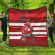 Illawarra and St George Sport Custom Quilt - One Step Forwards Two Steps Back With Aboriginal Style Quilt