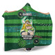 Canberra City Sport Custom Hooded Blanket - One Step Forwards Two Steps Back With Aboriginal Style Hooded Blanket