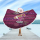 Queensland Sport Custom Beach Blanket - One Step Forwards Two Steps Back With Aboriginal Style Beach Blanket