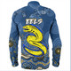 Parramatta Sport Long Sleeve Shirt - Custom Blue Eels Blooded Aboriginal Inspired