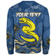 Parramatta Sport Sweatshirt - Custom Blue Eels Blooded Aboriginal Inspired