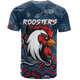 East of Sydney Sport T-Shirt - Custom Blue Roosters Blooded Aboriginal Inspired