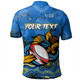Gold Coast Sport Polo Shirt - Custom Blue Titans Blooded Aboriginal Inspired