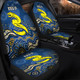 Parramatta Sport Custom Car Seat Covers - Custom Blue Eels Blooded Aboriginal Inspired Car Seat Covers