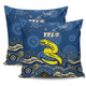 Parramatta Sport Custom Pillow Covers - Custom Blue Eels Blooded Aboriginal Inspired Pillow Covers