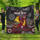 Illawarra and St George Sport Custom Quilt - Custom Black Dragons Blooded Aboriginal Inspired Quilt