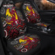 Illawarra and St George Sport Custom Car Seat Covers - Custom Black Dragons Blooded Aboriginal Inspired Car Seat Covers