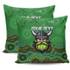 Canberra City Sport Custom Pillow Covers - Custom Green Raiders Blooded Aboriginal Inspired Pillow Covers