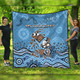 New South Wales Sport Custom Quilt - Custom Blue Cockroach Blooded Aboriginal Inspired Quilt