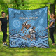 New South Wales Sport Custom Quilt - Custom Blue Cockroach Blooded Aboriginal Inspired Quilt