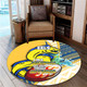 Parramatta Round Rug A True Champion Will Fight Through Anything With Polynesian Patterns