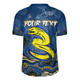 Parramatta Rugby Jersey - Custom Blue Eels Blooded Aboriginal Inspired