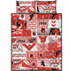 Illawarra and St George Quilt Bed Set - Team Of Us Die Hard Fan Supporters Comic Style