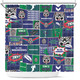 New Zealand Shower Curtain - Team Of Us Die Hard Fan Supporters Comic Style