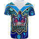 Australia Gold Coast T- Shirt - Custom Australia Gold Coast Aboriginal Inspired Style Pattern T- Shirt