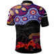 Australia Sydney's Northern Beaches Anzac Polo Shirt - Lest We Forget Aboriginal Inspired Patterns Polo Shirt
