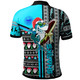 Cronulla Polo Shirt - Custom Cronulla Christmas With Snowflakes And Ball Polo Shirt