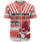 Illawarra and St George Mother's Day Baseball Shirt - Screaming Mom and Crazy Fan