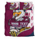Sydney's Northern Beaches Sport Custom Bedding Set - Custom Go Mighty Manly - Our Hill, Our Home Bedding Set