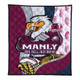 Sydney's Northern Beaches Sport Custom Quilt - Custom Go Mighty Manly - Our Hill, Our Home Quilt