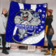 City of Canterbury Bankstown Sport Custom Quilt - Custom Canterbury Dog Of War Release The Hounds Quilt