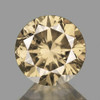 3.30 mm {0.15 cts} Round Brilliant Cut AAA Fire Natural Golden Champagne Diamond