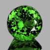 9.50 mm { 4.38 cts} Round AAA Fire Intense Chrome Green Apatite Natural (VVS)--AAA Grade
