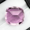 16.00 mm { 24.26 cts} Cushion AAA Fire Natural Top Pink Kunzite {Flawless-VVS}--AAA Grade