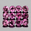 2.50 mm 12 pcs Round Best AAA Fire Intense Red Pink Spinel Natural {Flawless-VVS1}--AAA Grade