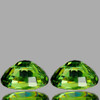 6x5 mm 2 pcs {1.74 cts} Oval AAA Fire Premium Green Demantoid Natural (Flawless-VVS)--AAA Grade